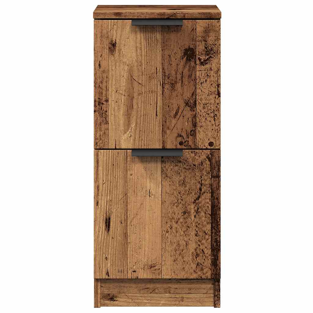 Sideboards 2 Pcs Vintage Wood Look 30 X 30 X 70 Cm Engineered Wood