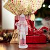 5pcs Wood Nutcrackers Soldier King Figurine Doll Christmas Decoration for Holiday Tabletop Puppet Holiday Farmhouse