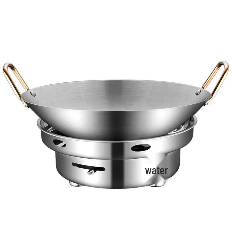 ZLIII Commercial Windproof Alcohol Stove & Dry Pot Set
