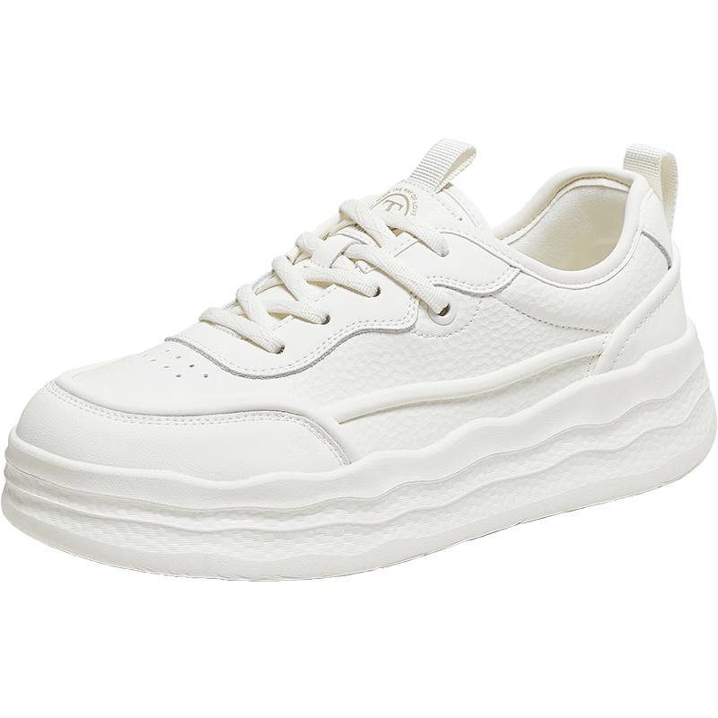 TATA Women s Autumn Casual White Board Shoes 40