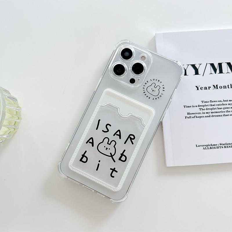 Zhitai Creative Cartoon Card Case for iPhone 13/14Pro/15Promax/16