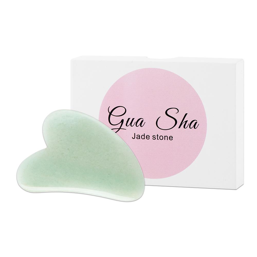 Natuursteen GuaSha Jade Gezichtsschoonheid Schrapen Massage Gereedschap Stevige huidverzorging Gezicht Gua Sha SPA Fysiotherapie Gue Che Roller