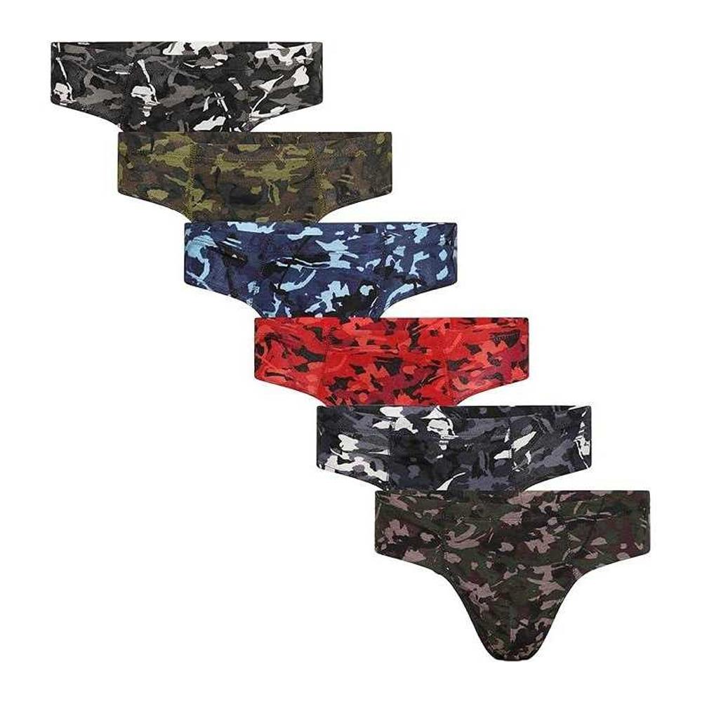 Keanu Boys Camouflage Briefs (Pack of 6)