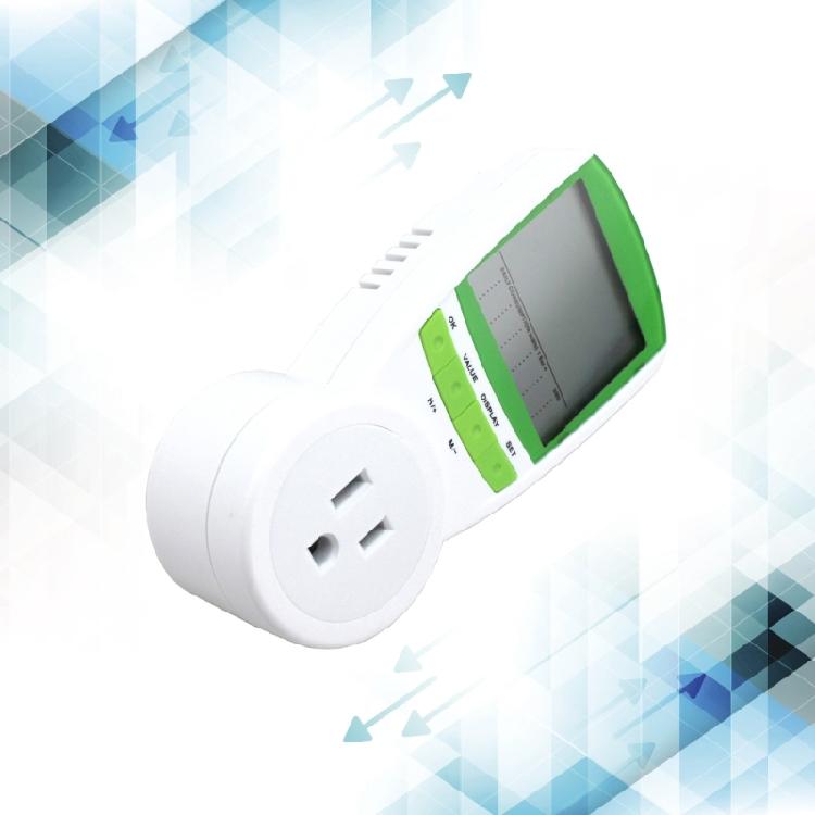 Upgrade LCD Display Power Meter Plug, Power Consumption Monitors Energy Voltage Electricity Usage Monitors