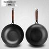 Hand-Forged Cast Iron Non-Stick Wok for Gas & Induction Stoves, Medium-High, No Coating