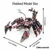 Microworld 3D Metall Tier Puzzle Red Devils Skorpion Modellbausätze DIY Desktop Dekoration Jigsaw Spielzeug Geburtstagsgeschenke Für Erwachsene