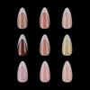 Solid Color French Nail Patch Source Nail Patch 9 Color Boxed Glitter 108 Pieces
