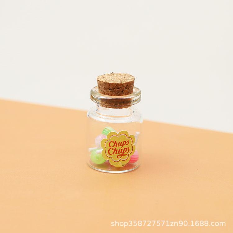 

Doll House Miniature Kitchen Food Play Small Model Shooting Props Mini Canned Lollipops Diy Jewelry Play House