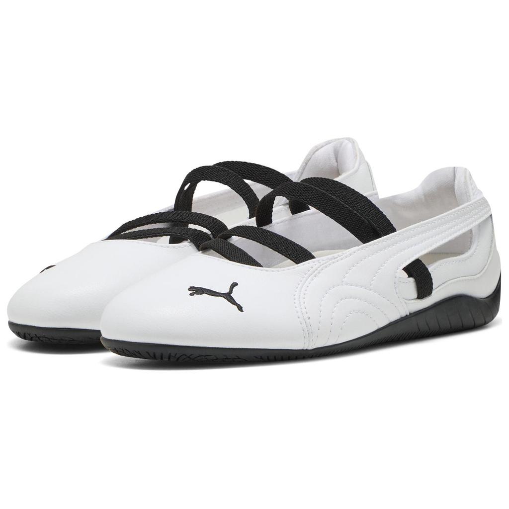 Puma Speedcat Ballet Deri Beyaz Siyah Kadın Spor Ayakkabı 403587-01