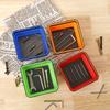 4Pcs Collapsible Magnetic Screw Tray Silicone Screw Bowl Tool Part Storage Box Plumber Carpenters Tool Organizer Magnetic Tray