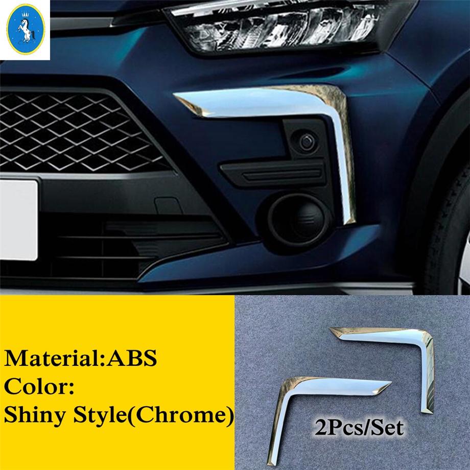 Front Rear Bumper Fog Lights Lamps Frame Eyebrow Stripes Cover Trim Fit For Toyota Raize  -  Car Exterior Accessories