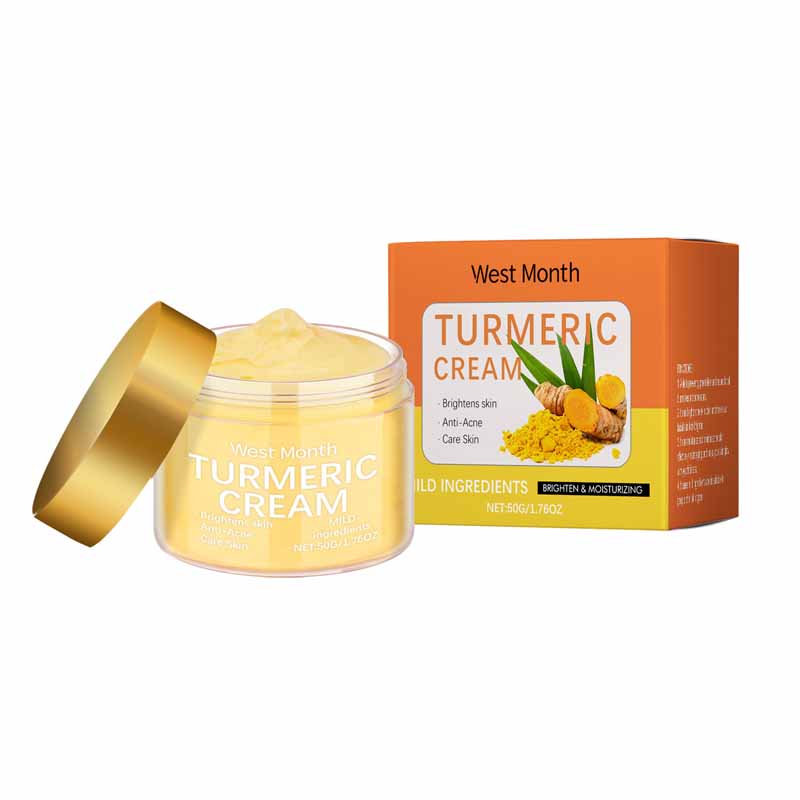 Moisturizing Turmeric Facial Cream Damaged Skin Repair Deep Hydration Nourishing Brightening Face Cream Tender Skin Care Beauty