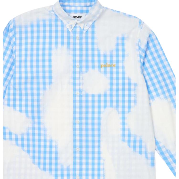 Palace Bleached Out Shirt Blue Unisex Tops P26SHT026