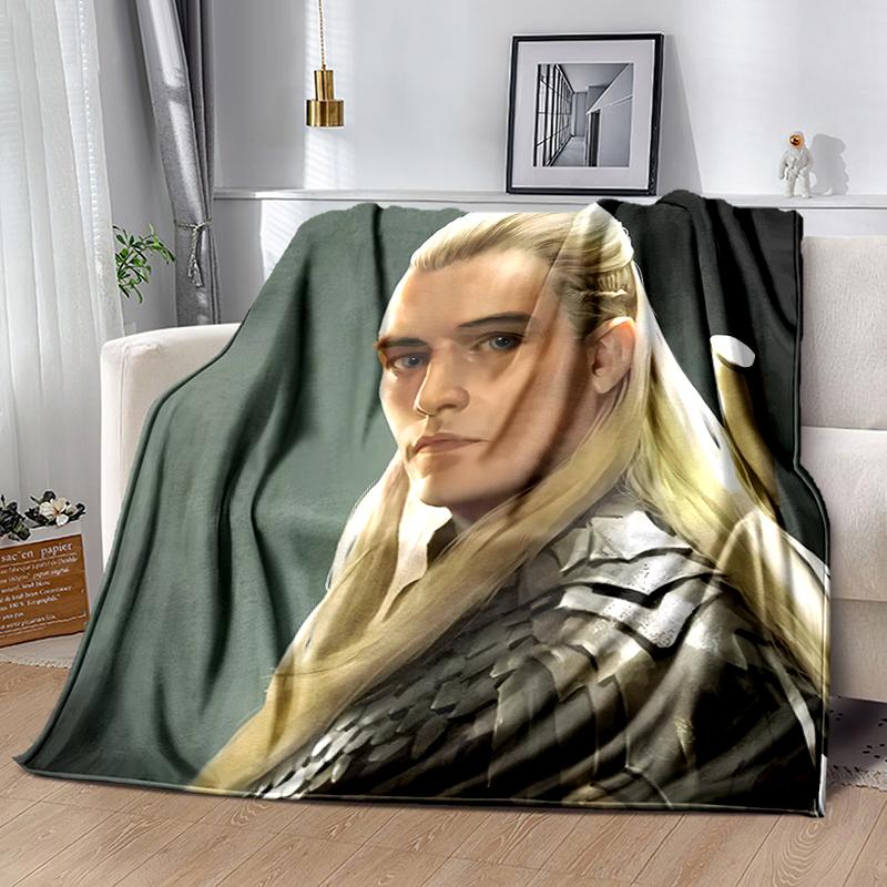 1pc Blanket The Lord of the Rings1 Print Design, Lightweight Blanket for Sofa, Bed- Soft &Warm, Gift for All Seasons like Christmas, Halloween