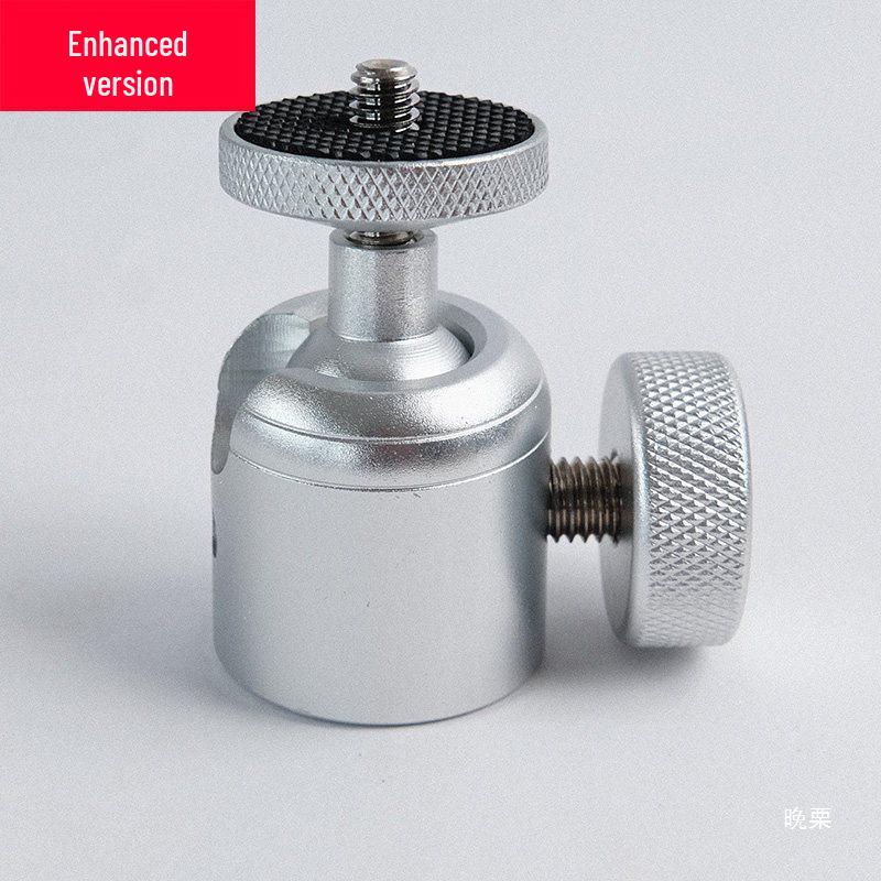 Universal Metal Ball Head Tripod Accessory for DSLR & Phone Holder, Fishing Light, Live Streaming Bracket