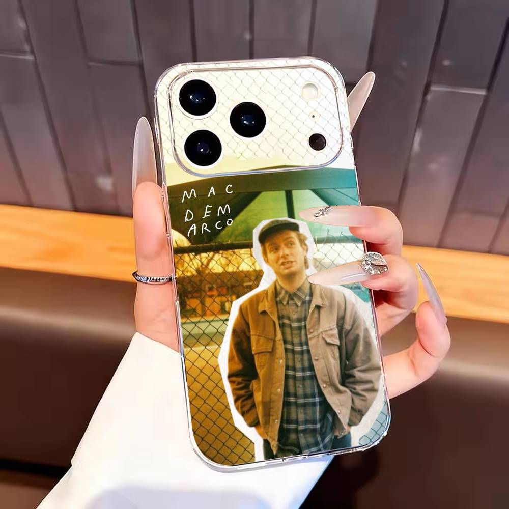 

Чохол для телефону Mac D-DeMarco Singer Для iPhone17,16,15,14,13,12,11 Plus,Pro Max М який прозорий чохол iPhone13PRO