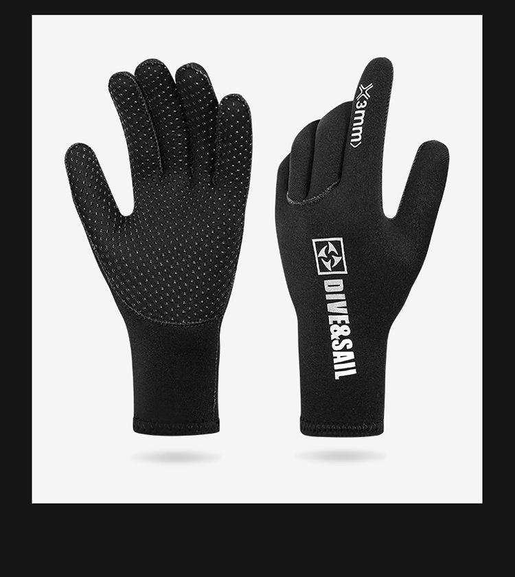 DIVE&SAIL 3MM Non-slip Winter Diving Gloves