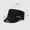 Flat Top Hat Men's Outdoor Sunshade Hat Outdoor Cap Middle-Aged Sunshade Hat