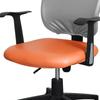 For PU Leather Chair Seat Cover Slipcover Elastic 38-52cm for Home Office Hotel Chair Seat Cover Dining Seat Protector Slipcover