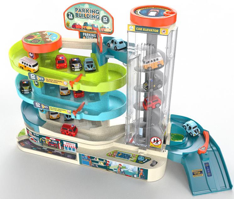 

Tosiqi 2-in-1 Adventure Car Building Set with Lights & Music