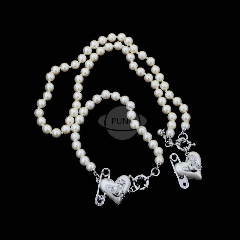 Saturn Series Resin Heart Pearl Bracelet - Elegant Celebrity-Inspired Christmas Gift