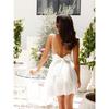 Elegant Beautiful Stylish Sweet and Spicy Ballet Style Sexy Big Backless Bows Small Women's Sling Dress