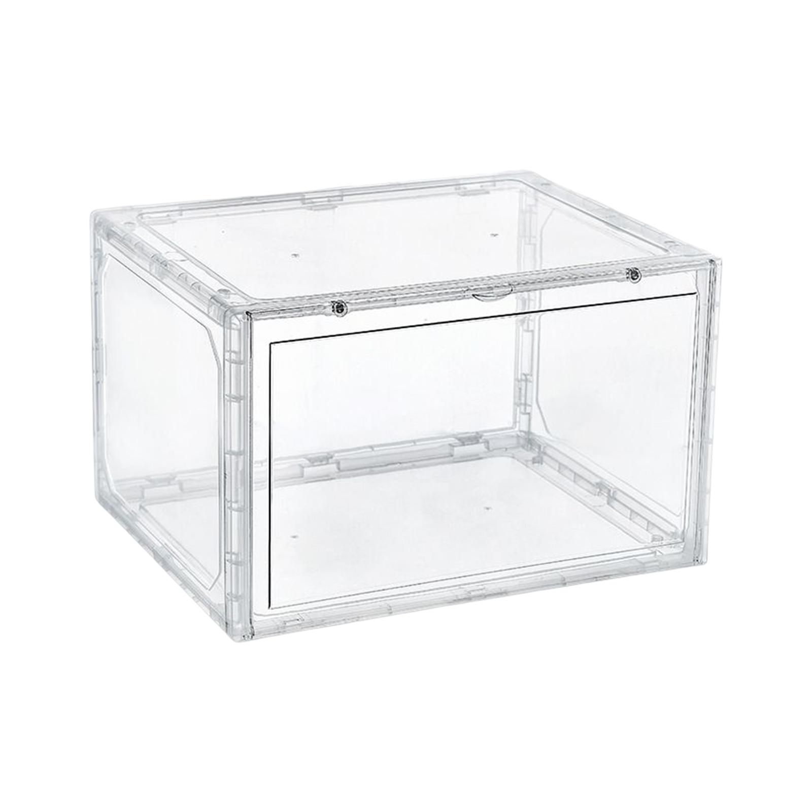 Stackable Shoe Box Drawers Display Box Basketball Storage Box Women Bags Shoe Storage Box Stackable Display Case Storage прозрачный