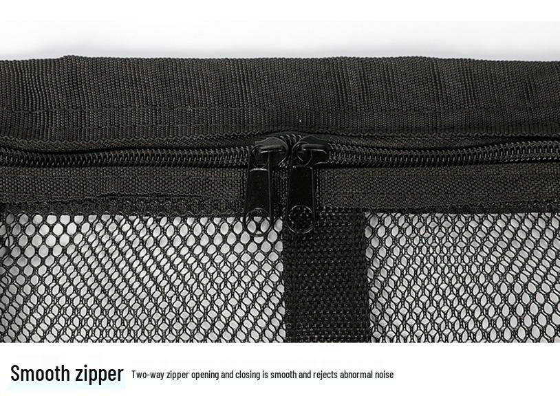 Car Roof Storage Mesh Pocket with Cross Direct Buckle - Dual Use Net for Car Roof Storage