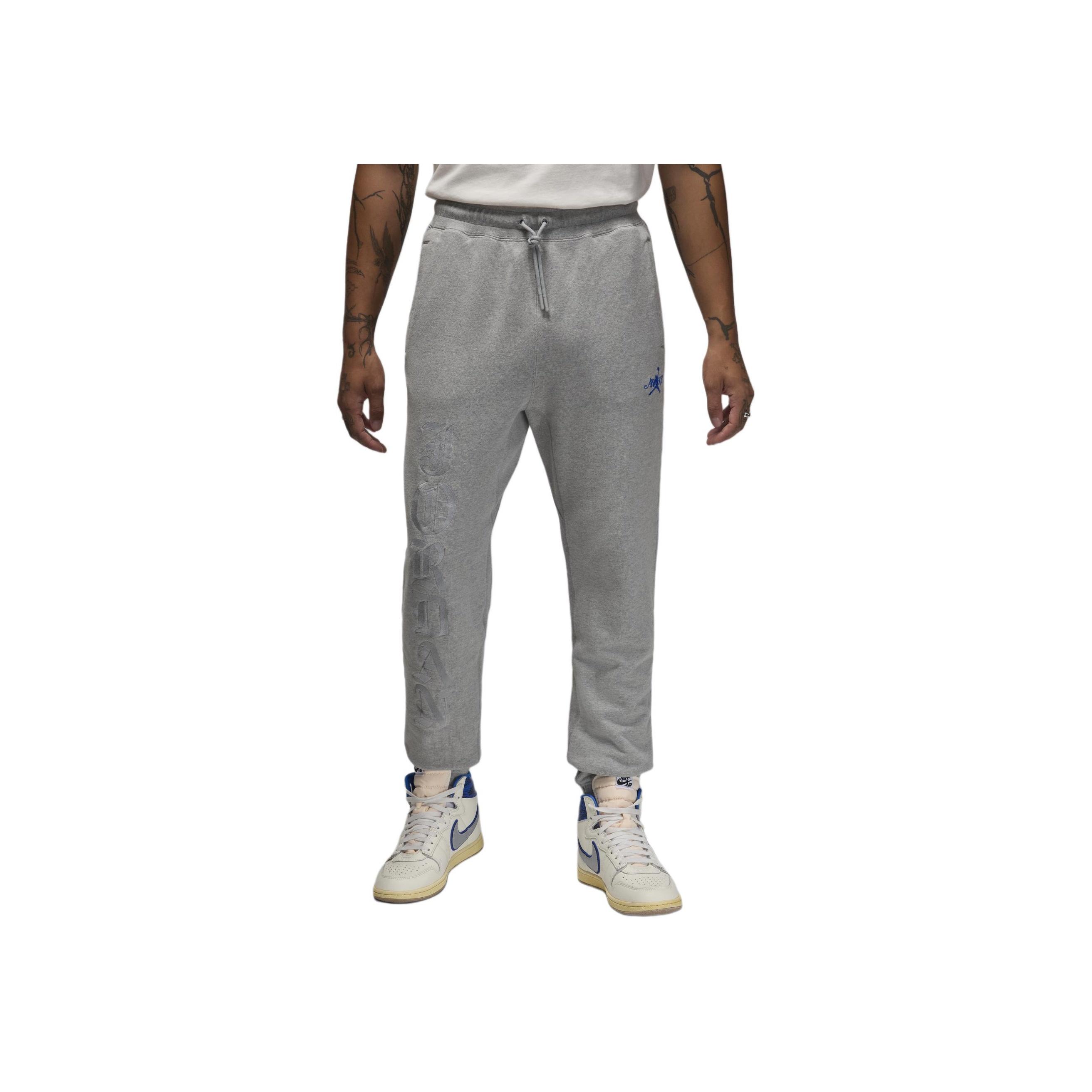 

Jordan X Awake NY Collaboration FW24 Модные мягкие, приятные для кожи, минималистичные, удобные, трикотажные спортивные брюки, мужские низы, серые FQ5446-091 M