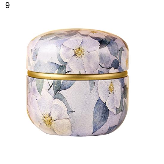 Tea Holding Jar Wide Application Bright-colored Multicolor Attractive Sturdy Anti-cracking Chocolate Can for Home