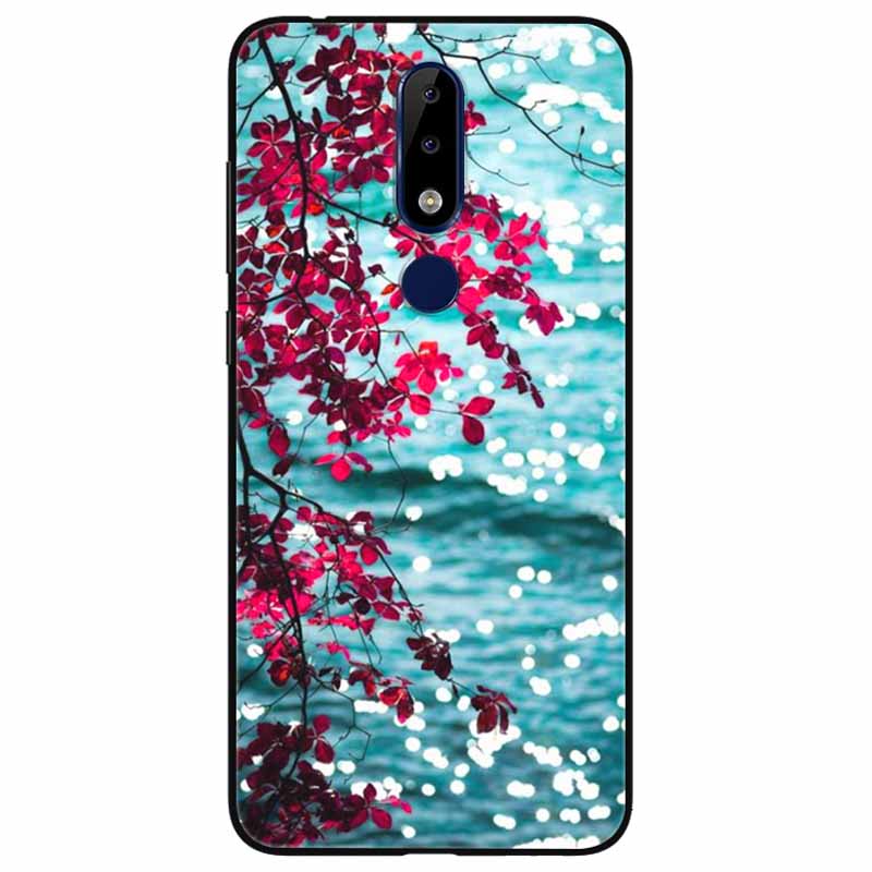 For Nokia 5.1 Plus Case Soft Silicone Cartoon Fashion TPU Phone Cases for Nokia X5 Cover 5.1Plus Cute for NokiaX5 Protective
