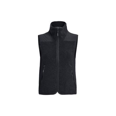 Mission Solid Color Stand Collar Fleece Training Vest Women Vests Black 1378864-001