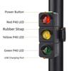 LED Bicycle Tail Light Rechargeable by USB Featuring Multiple Modes and Anti Slip Clip for Enhanced For Night Visibility