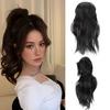 Claw Ponytail Curly Wavy Ponytail Extensions Synthetic Clip In Hair Extensions Elegant For Daily Use Hair Accessories