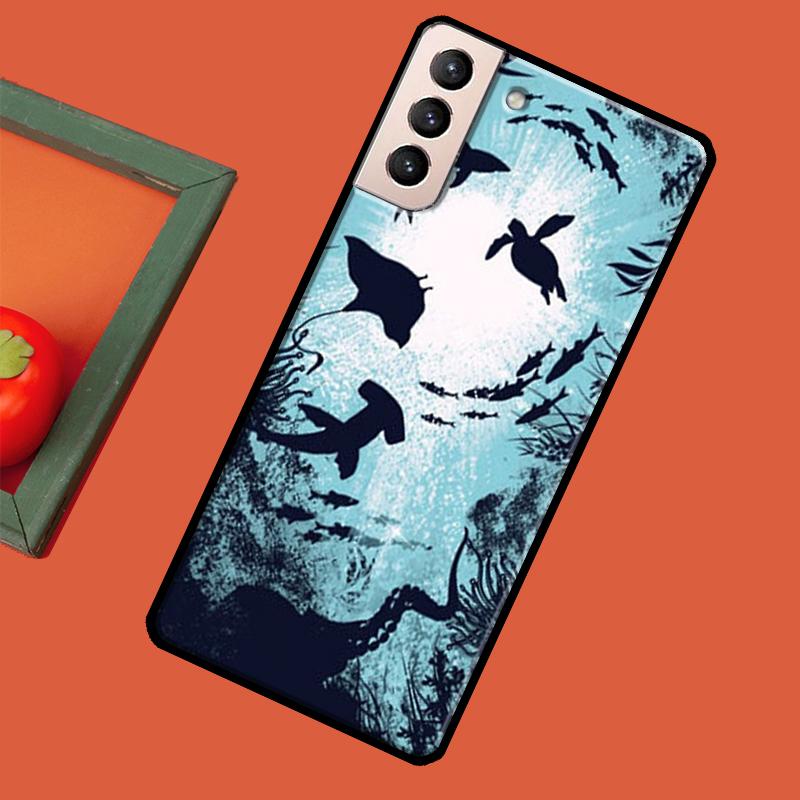 

Чехол Морская Черепаха для Samsung Galaxy S23 S22 Plus S8 S9 S10 Note 10 Note 20 Ultra S20 FE S21 Ultra Coque Galaxy S22