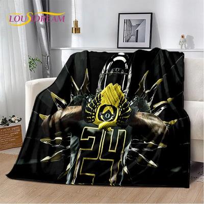 NFL American Football Rugby Soft Plush Blanket,Flannel Blanket Throw Blanket for Living Room Bedroom Bed Sofa Picnic Cover Kids