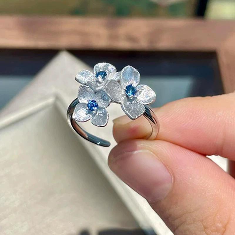 Anelli con Fiori Rosa Dolce per Donne Ragazze Moda Nuovi Accessori Gioielli Regalo Festa Vacanza al Mare