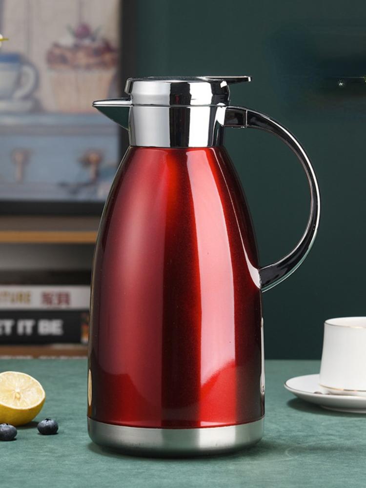 Insulation Pot 1.8L 2.3L Vacuum Stainless Steel Coffee Pot Milk Tea Jug Water Carafe Flask Thermal Thermos Bottles Sale