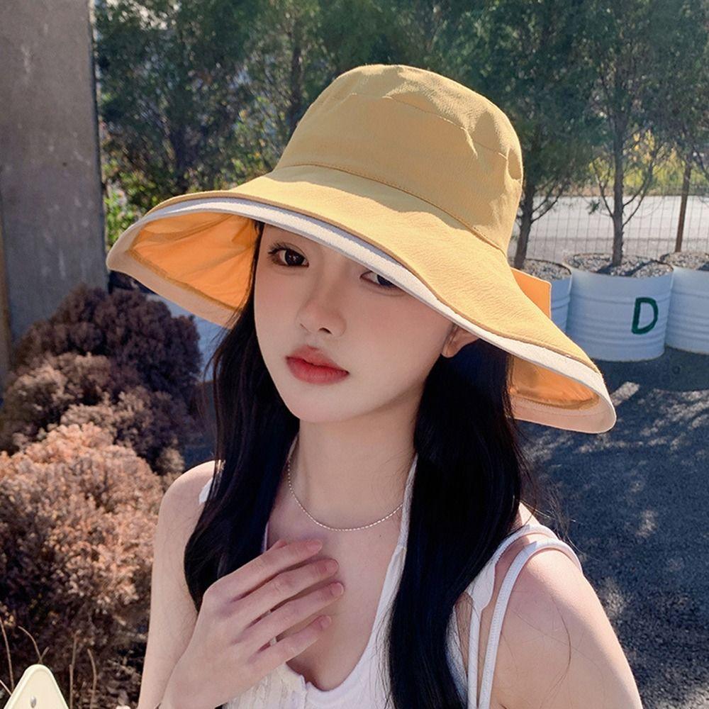 Foldable Bucket Hat Wide Brim Panama Caps New Mountaineering Caps  for Camping Hiking