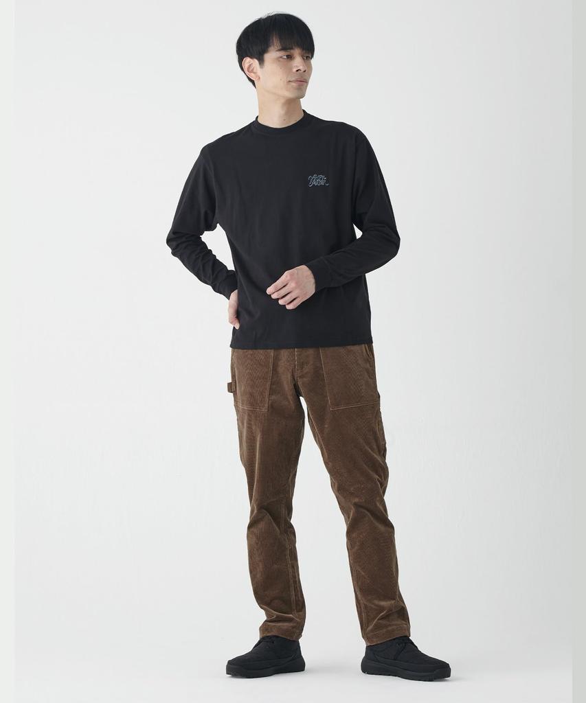 Cliff Králík Potisk na zádech Dlouhý rukáv pro Černé [Cliff Mayer] Pánské Tričko, Střední,