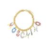 Moschino Letter Pendant Necklace Women necklaces Gold 915984271888