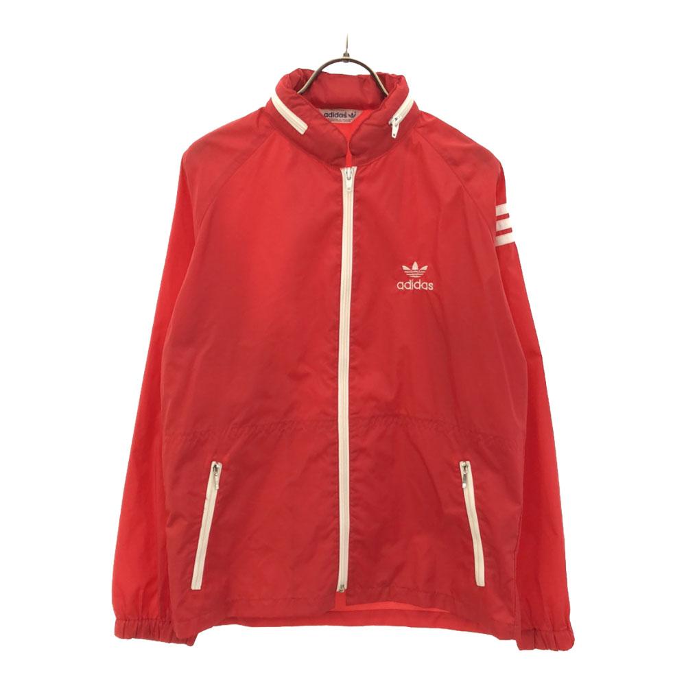 Adidas 70s Vintage Made by Descente Embroidered 3-line Trefoil Logo Nylon Jacket Men's Used