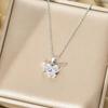 Zircon Love Necklace Personality Niche Design Fashionable Versatile Collarbone Chain Women