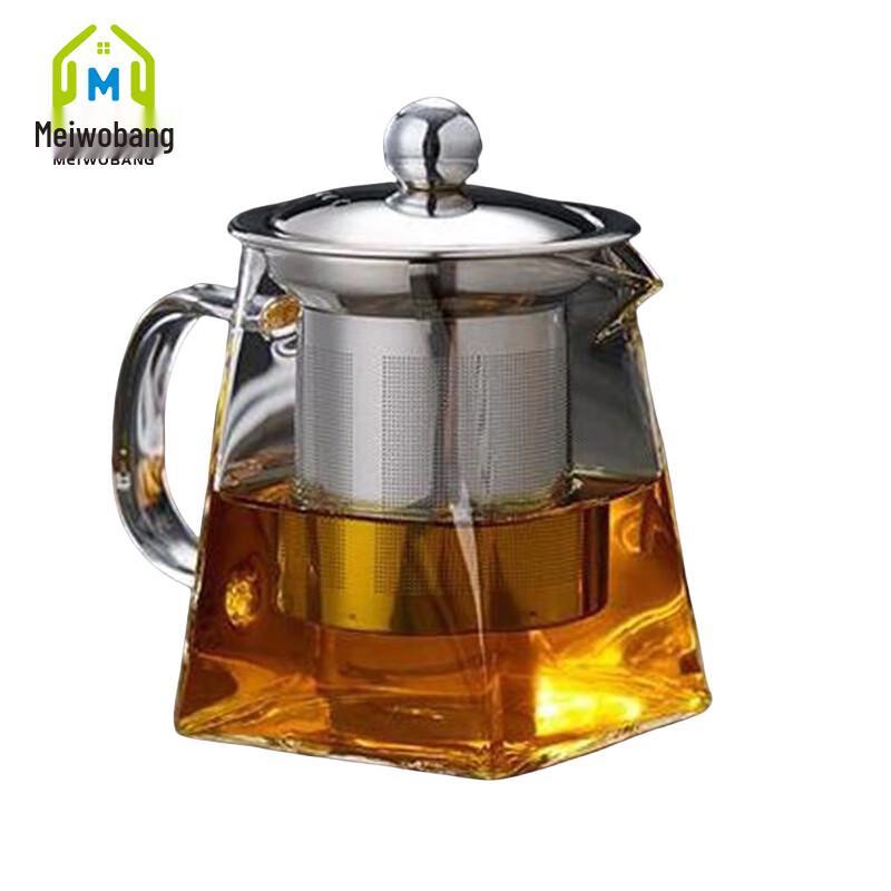 Meiwo Bang Square Glass Teapot