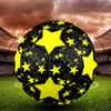 Star Pattern Indoor Size 5 Soccer Ball Colorful Machine Stitched PVC Competition Ready Durable High-Bounce