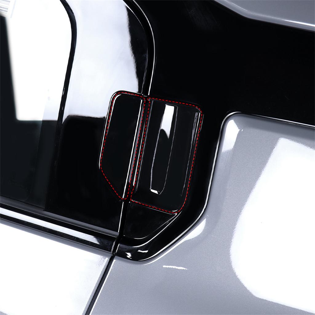 For Kia EV3 2024 2025 2026 Car Tuning Carbon Fiber Exterior Door Handle Decoration Cover Trim Exterior Accessories
