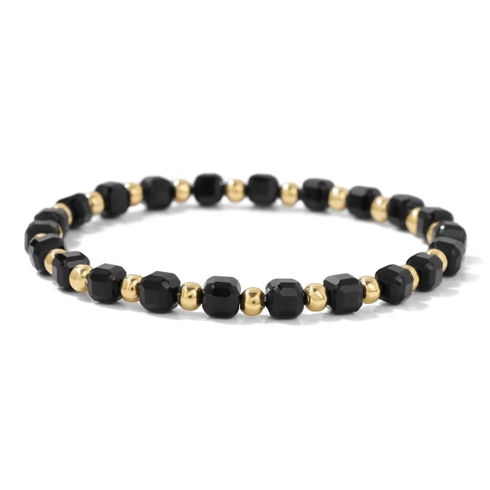 Geometric Lapis Lazuli Tiger Eye Bracelets Square Cube Bracelet Energy Jewelry