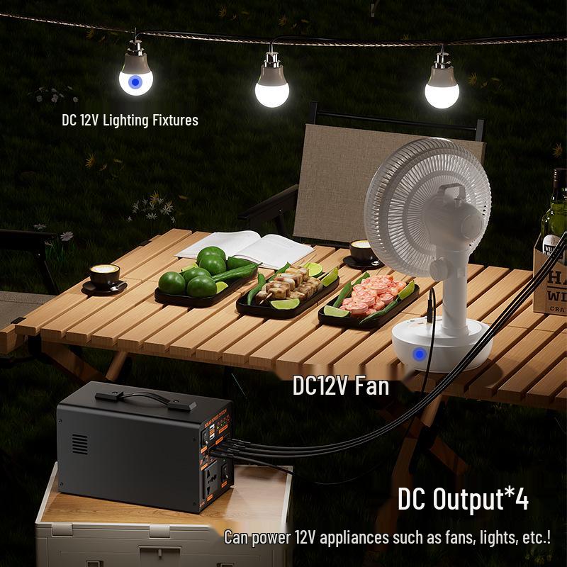 Portable Solar-Powered Camping & Emergency Energy Storage System