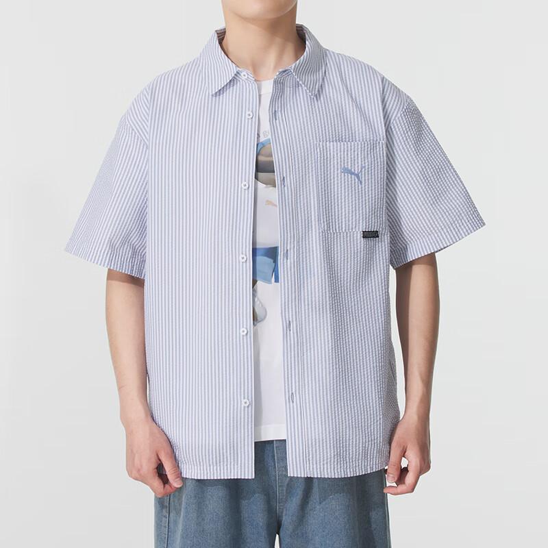 Puma Comfortable Breathable Fashion Short Sleeve Shirt Men Shirts 634794-92