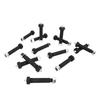 14pcs Greaseable Spring Bolt with Locknut 9 16in OD 3in Length Carbon Steel Zinc Plated for Trailer